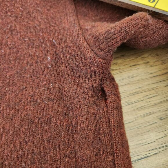 Eileen Fisher Reversible Zip Lambswool & Cotton Cardigan Sweater Jacket | Size M - Picture 6 of 10